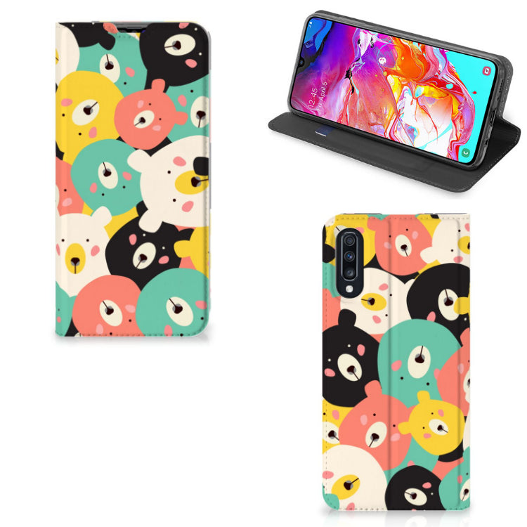 Samsung Galaxy A70 Magnet Case Bears