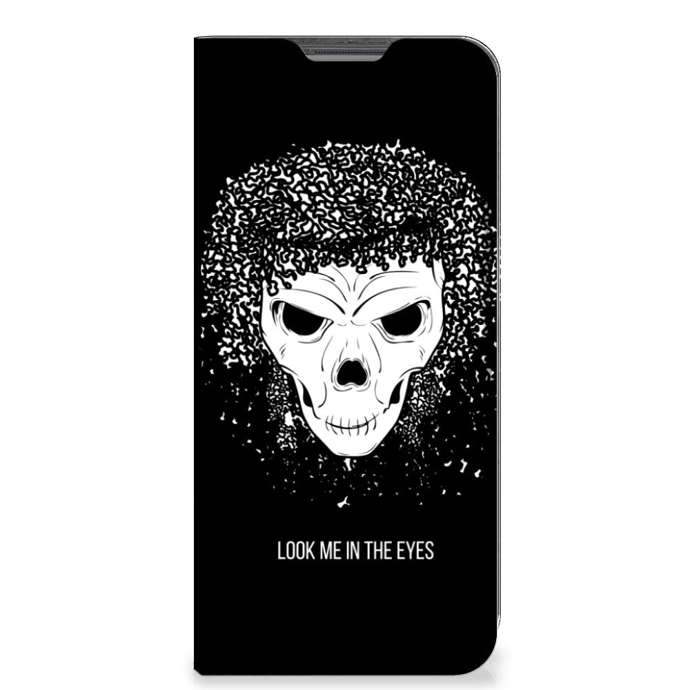 Mobiel BookCase OPPO A96 | A76 Skull Hair - B2C Telecom