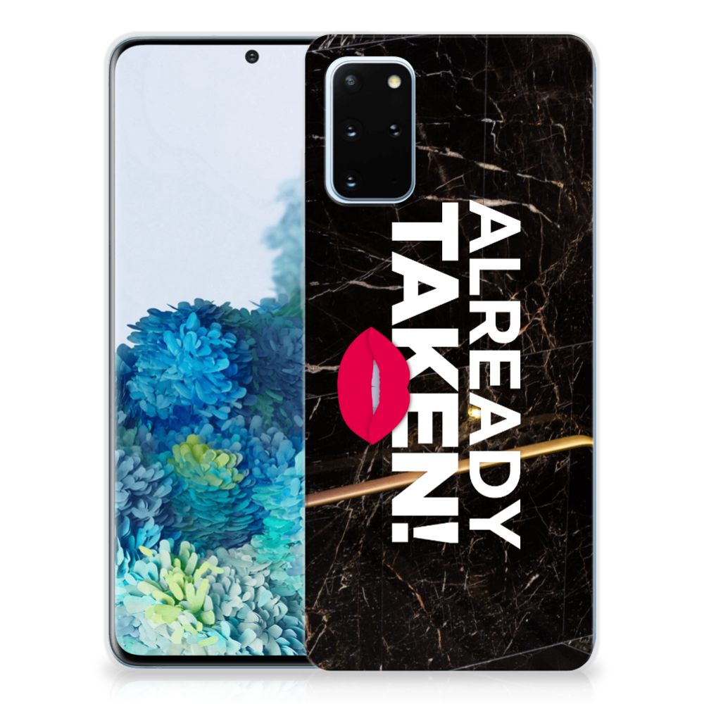 Samsung Galaxy S20 Plus Siliconen hoesje met naam Already Taken Black B2C Telecom