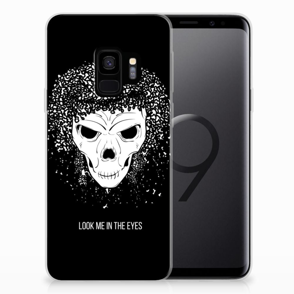 Silicone Back Case Samsung Galaxy S9 Skull Hair