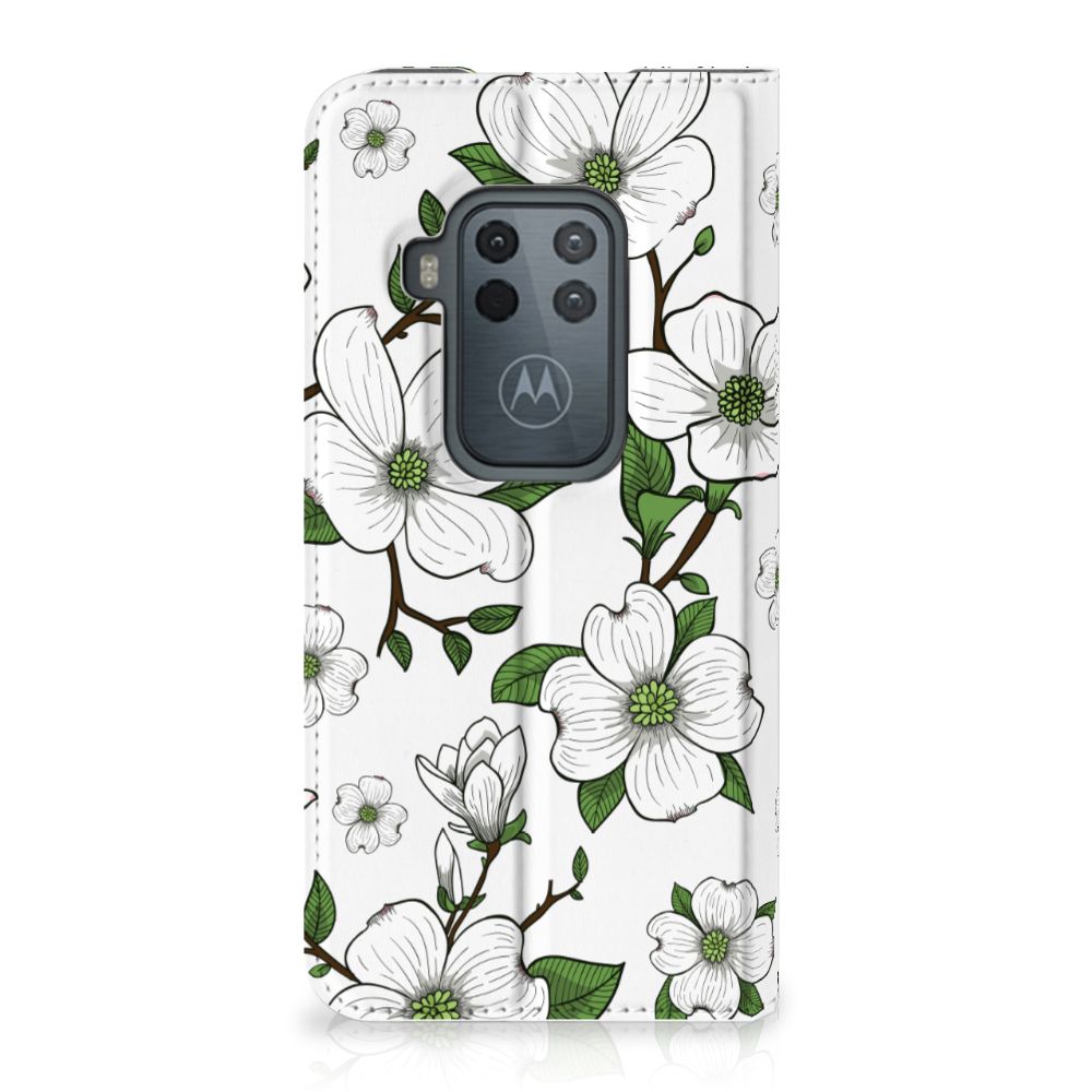 Motorola One Zoom Smart Cover Dogwood Flowers - B2C Telecom