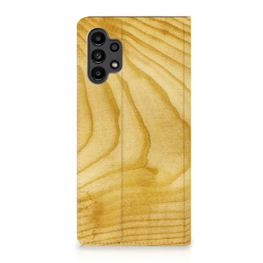 Samsung Galaxy A13 (4G) Book Wallet Case Licht Hout - B2C Telecom