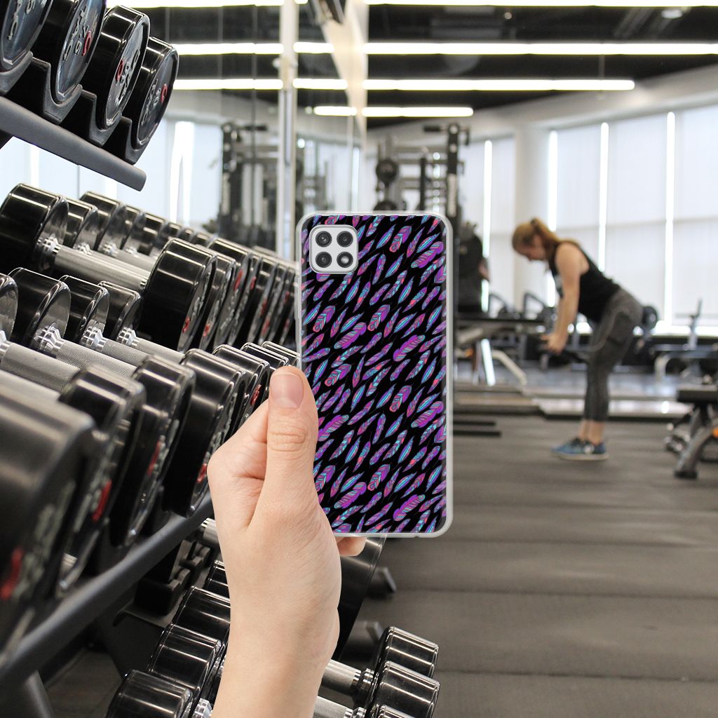 Samsung Galaxy A22 5G TPU bumper Feathers Color B2C Telecom