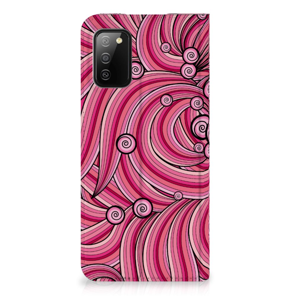 Samsung Galaxy M02s | A02s Bookcase Swirl Pink - B2C Telecom