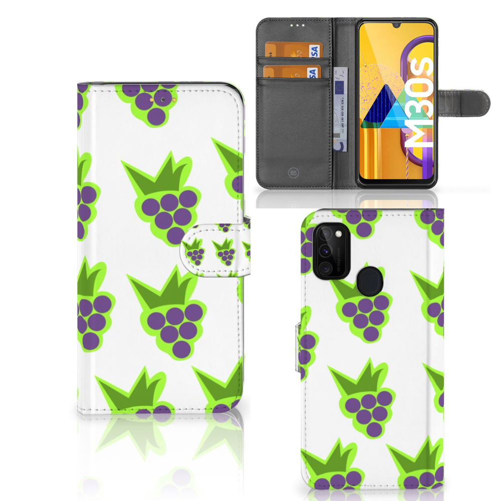 Samsung Galaxy M21 | M30s Book Cover Druiven