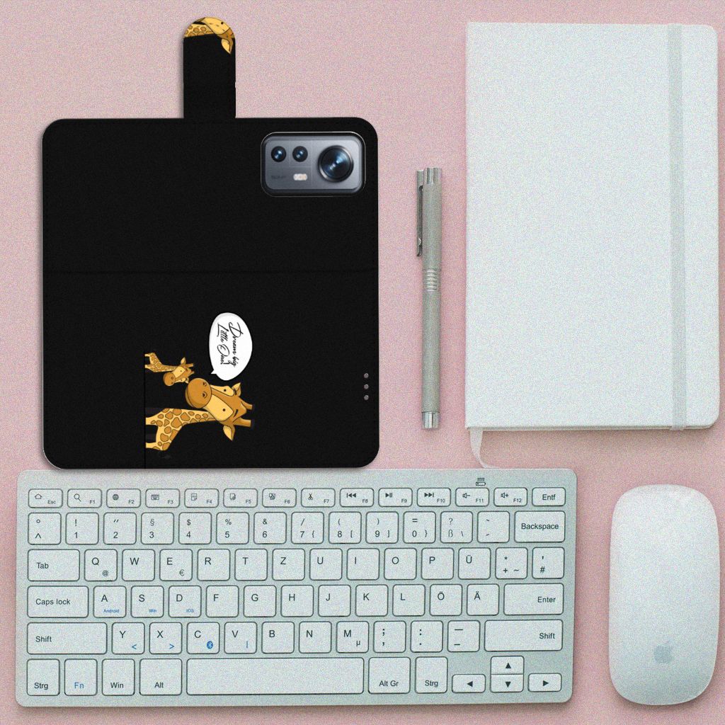 Xiaomi 12 Pro Leuk Hoesje Giraffe