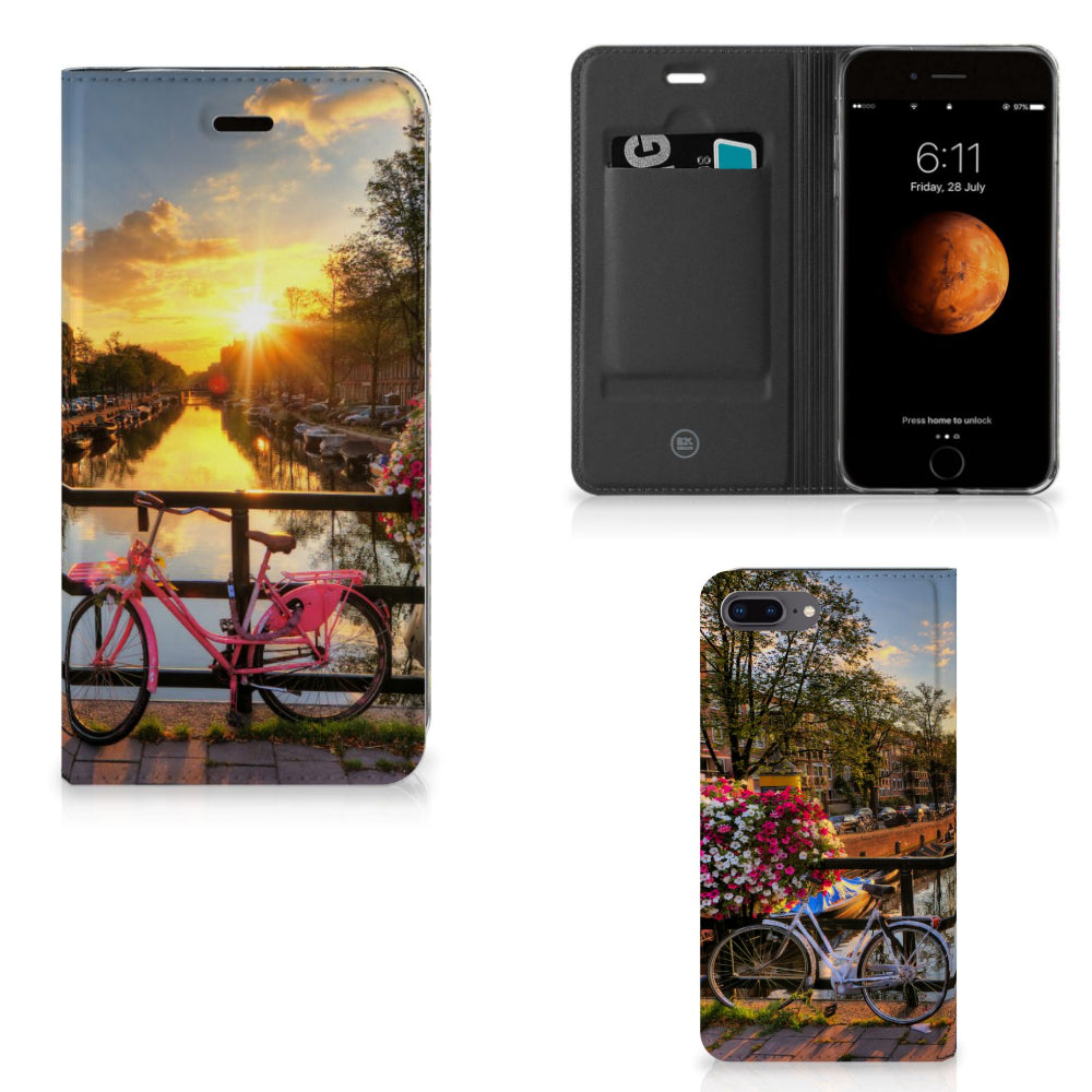 Apple iPhone 7 Plus | 8 Plus Book Cover Amsterdamse Grachten