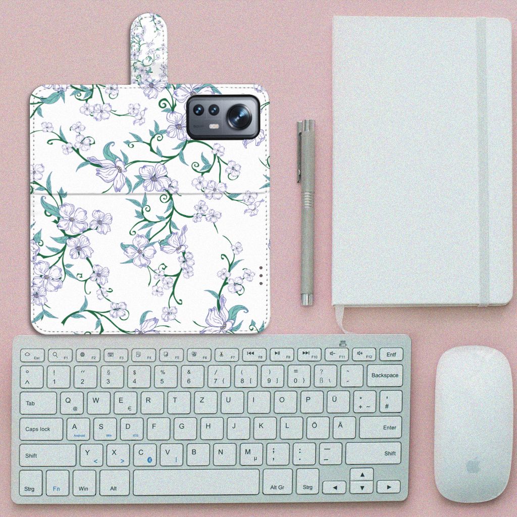 Xiaomi 12 Pro Uniek Hoesje Blossom White