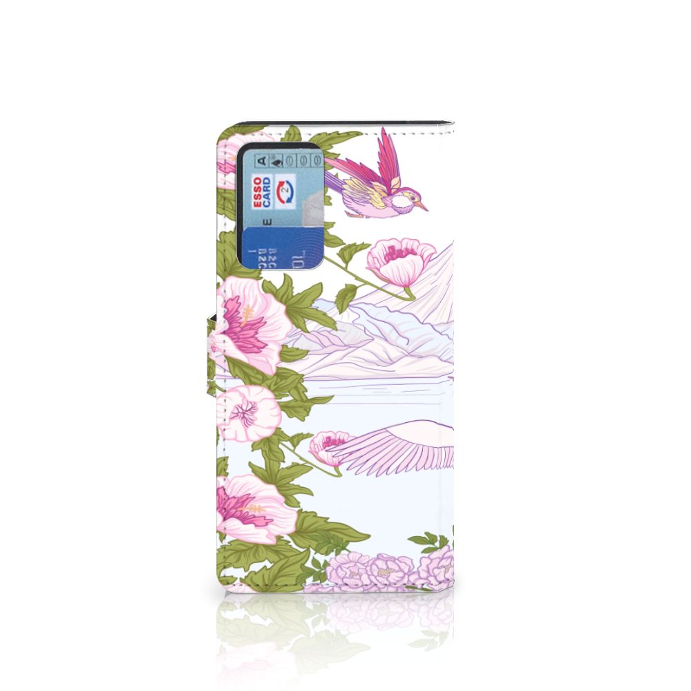 Xiaomi Redmi Note 10 Pro Telefoonhoesje met Pasjes Bird Standing