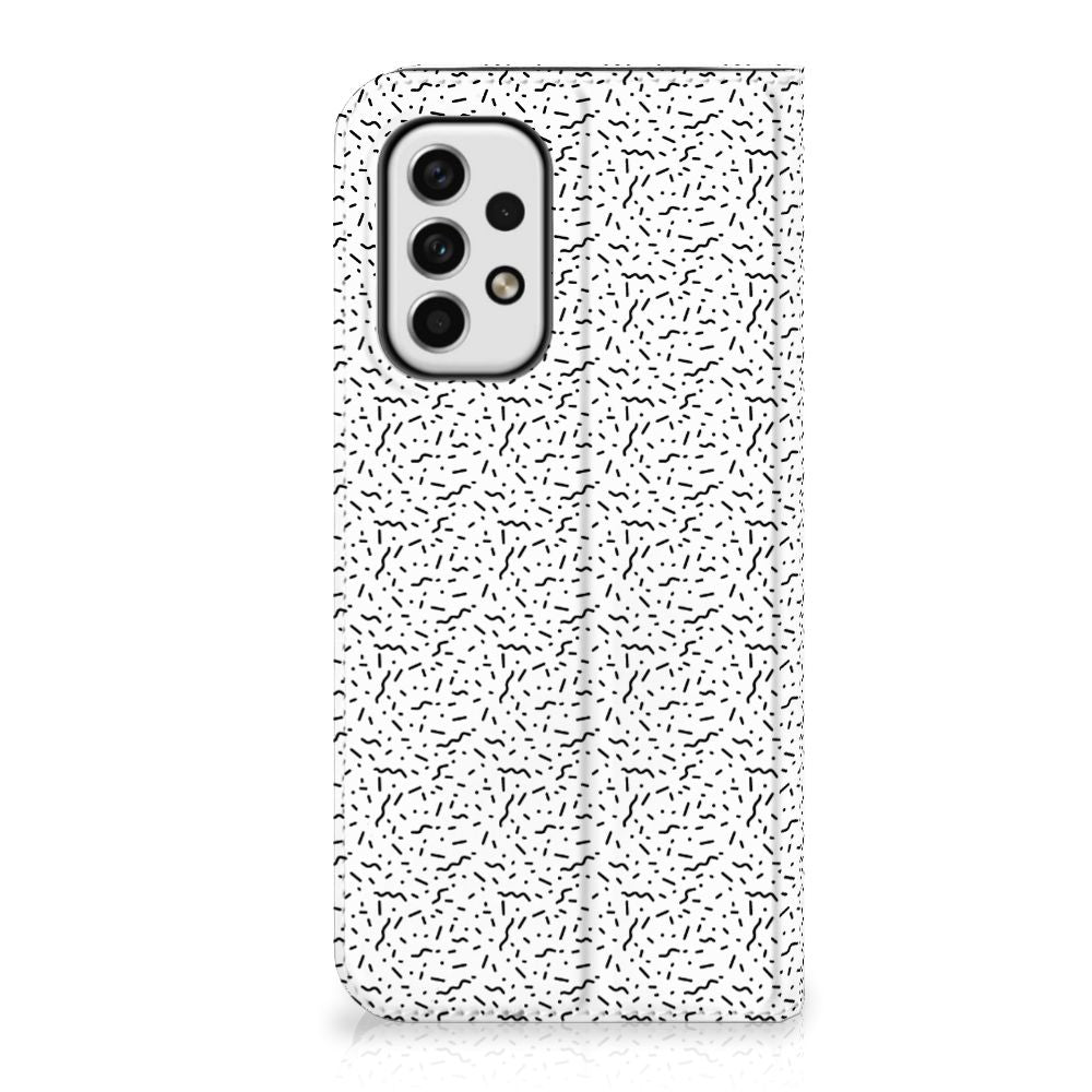 Samsung Galaxy A23 Hoesje met Magneet Stripes Dots - B2C Telecom