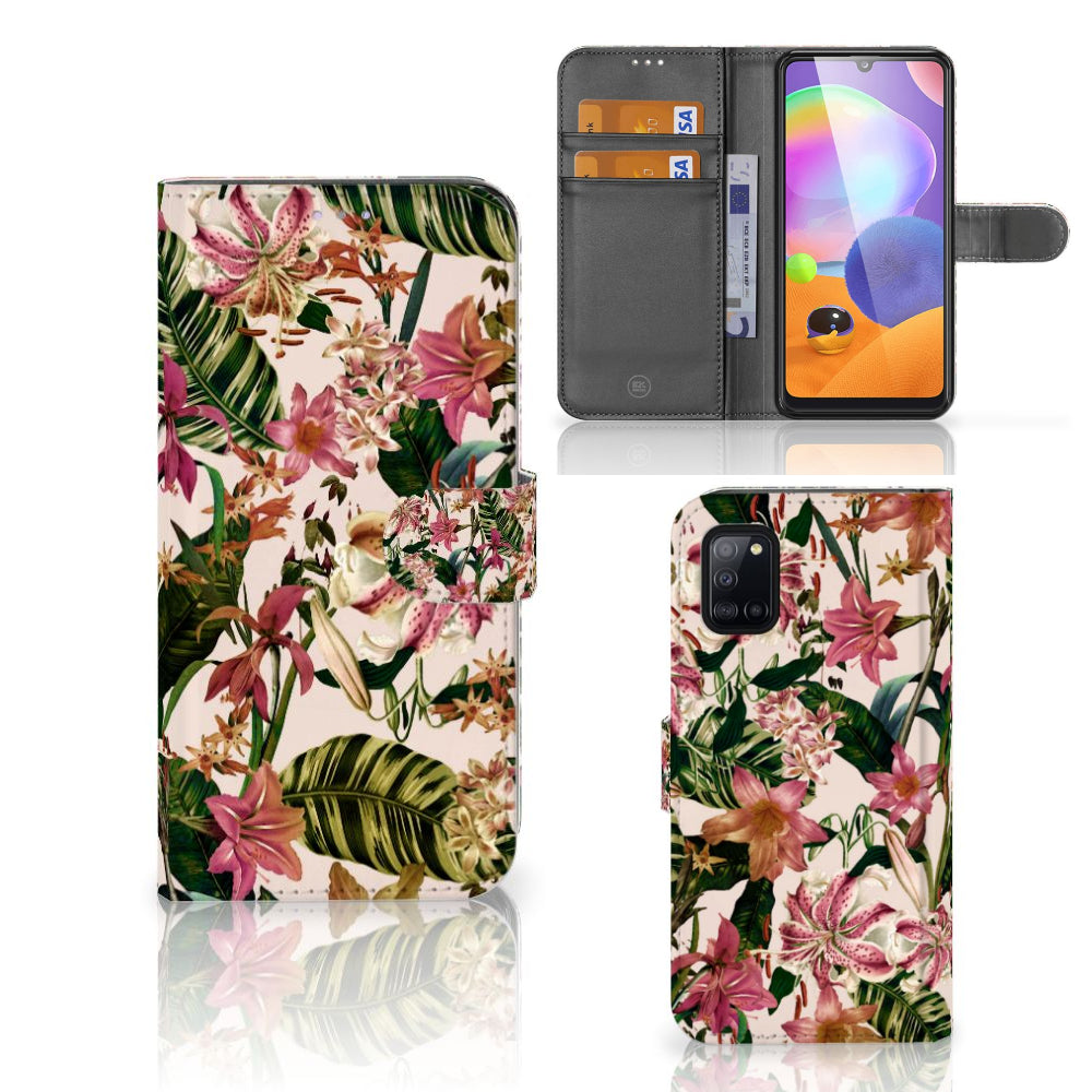 Samsung Galaxy A31 Hoesje Flowers