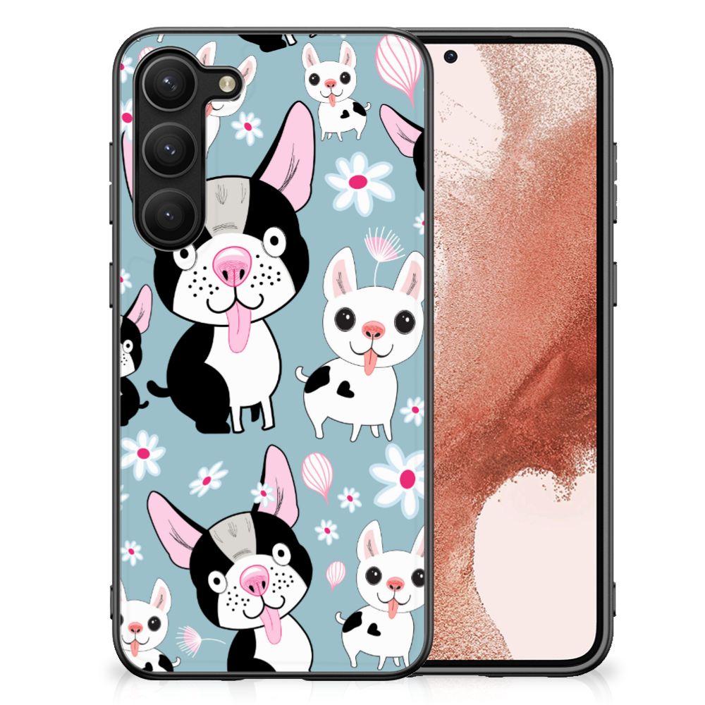 Samsung Galaxy S23 Plus Dierenprint Telefoonhoesje Hondjes B2C Telecom