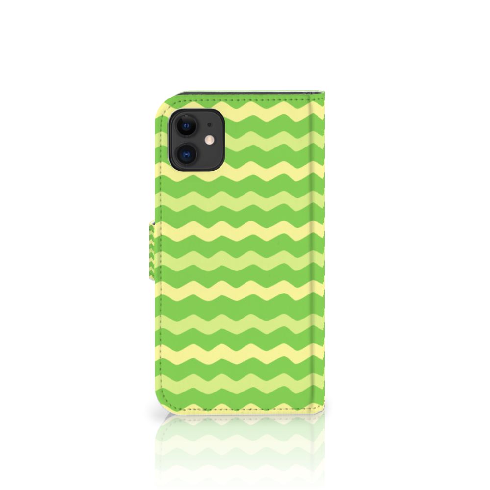 Apple iPhone 11 Telefoon Hoesje Waves Green