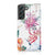 Samsung Galaxy S22 Plus Hoesje maken Bird Flowers bloemen ooievaar design