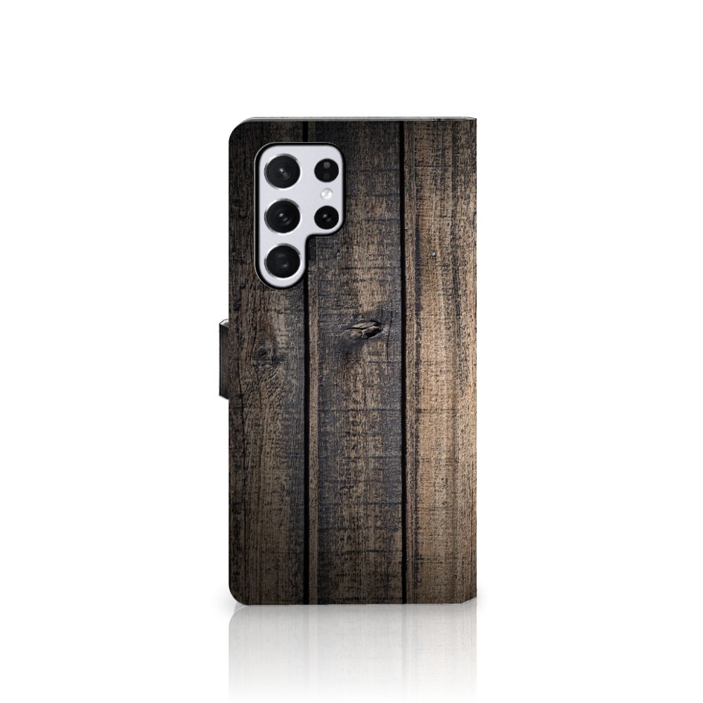 Samsung Galaxy S22 Ultra Book Style Case Steigerhout