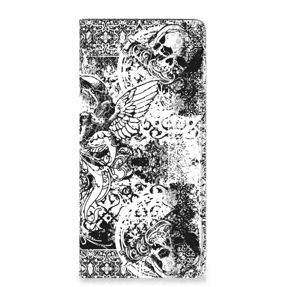 Mobiel BookCase Samsung Galaxy A33 5G Skulls Angel - B2C Telecom