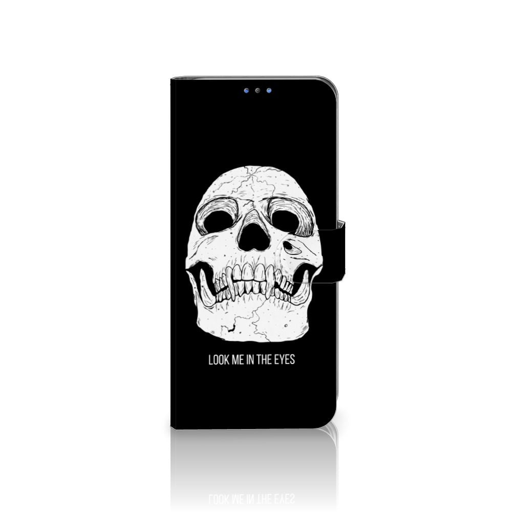 Telefoonhoesje met Naam Motorola G8 Power Lite Skull Eyes