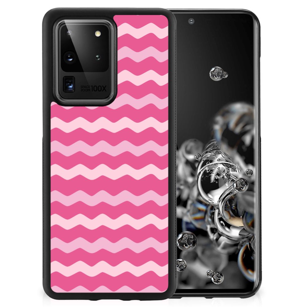 Samsung Galaxy S20 Ultra Bumper Case Waves Pink B2C Telecom
