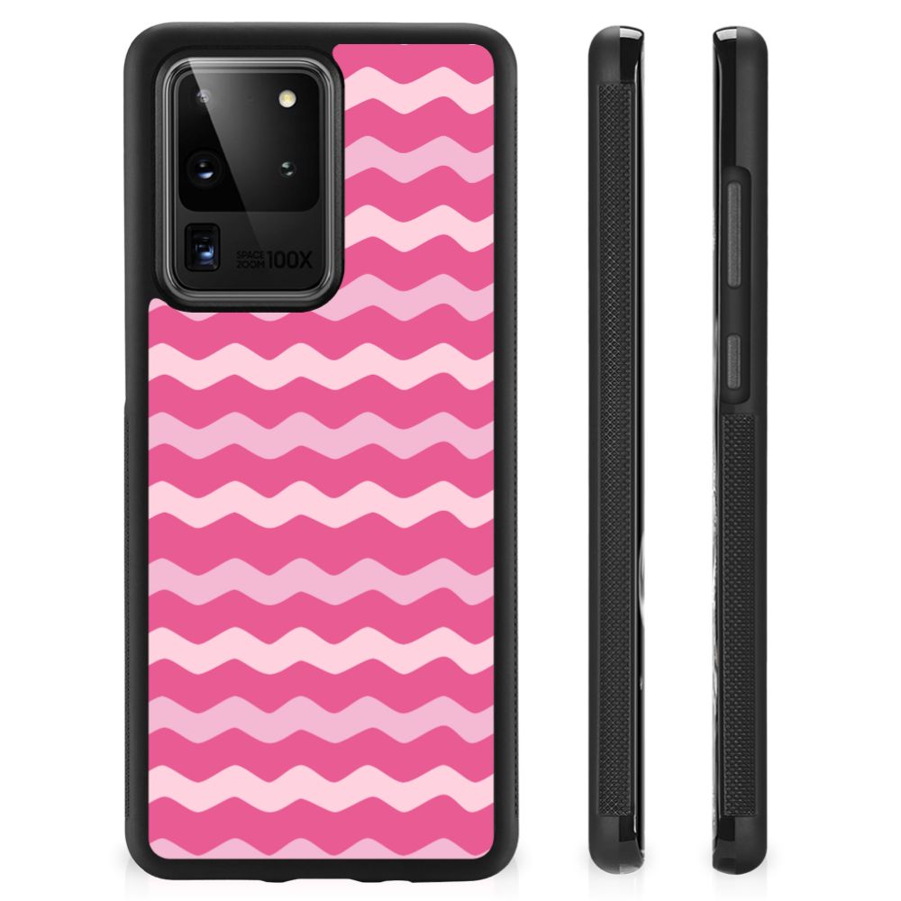 Samsung Galaxy S20 Ultra Bumper Case Waves Pink B2C Telecom