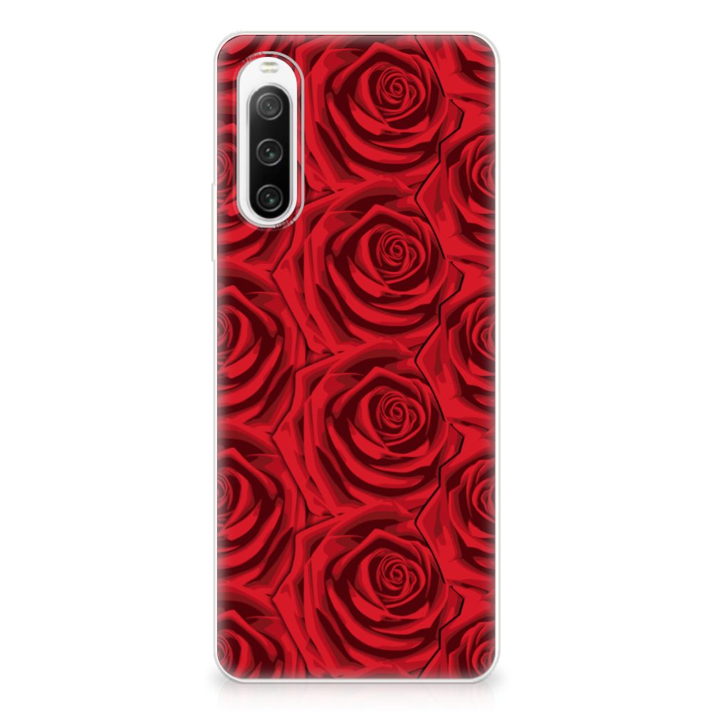 Sony Xperia 10 IV TPU Case Red Roses