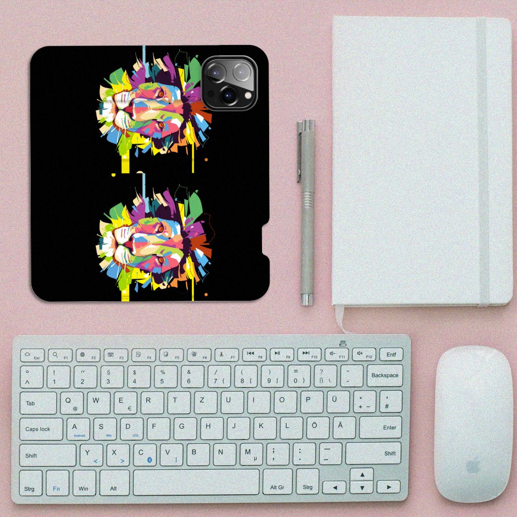 iPhone 14 Pro Max Magnet Case Lion Color