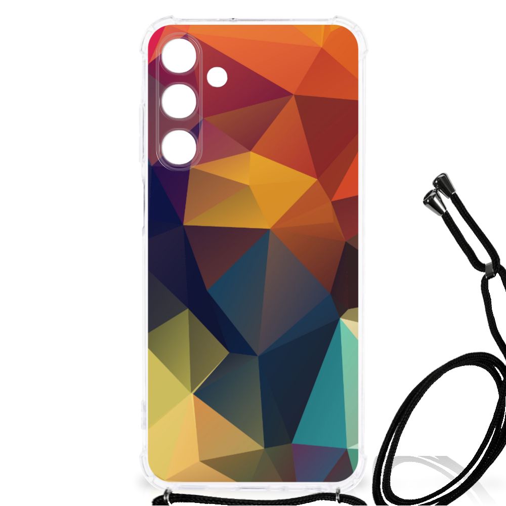 Samsung Galaxy A25 Shockproof Case Polygon Color