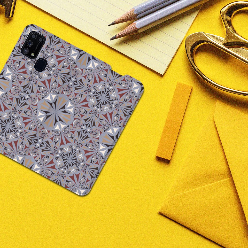 Samsung Galaxy M31 Standcase Flower Tiles - B2C Telecom