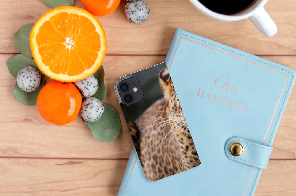 iPhone 12 Mini Hoesje maken Luipaard - B2C Telecom