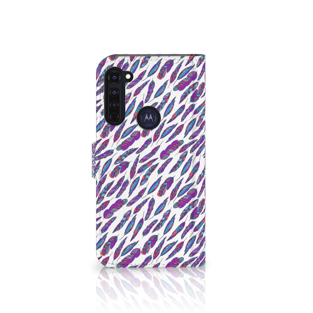 Motorola Moto G Pro Telefoon Hoesje Feathers Color