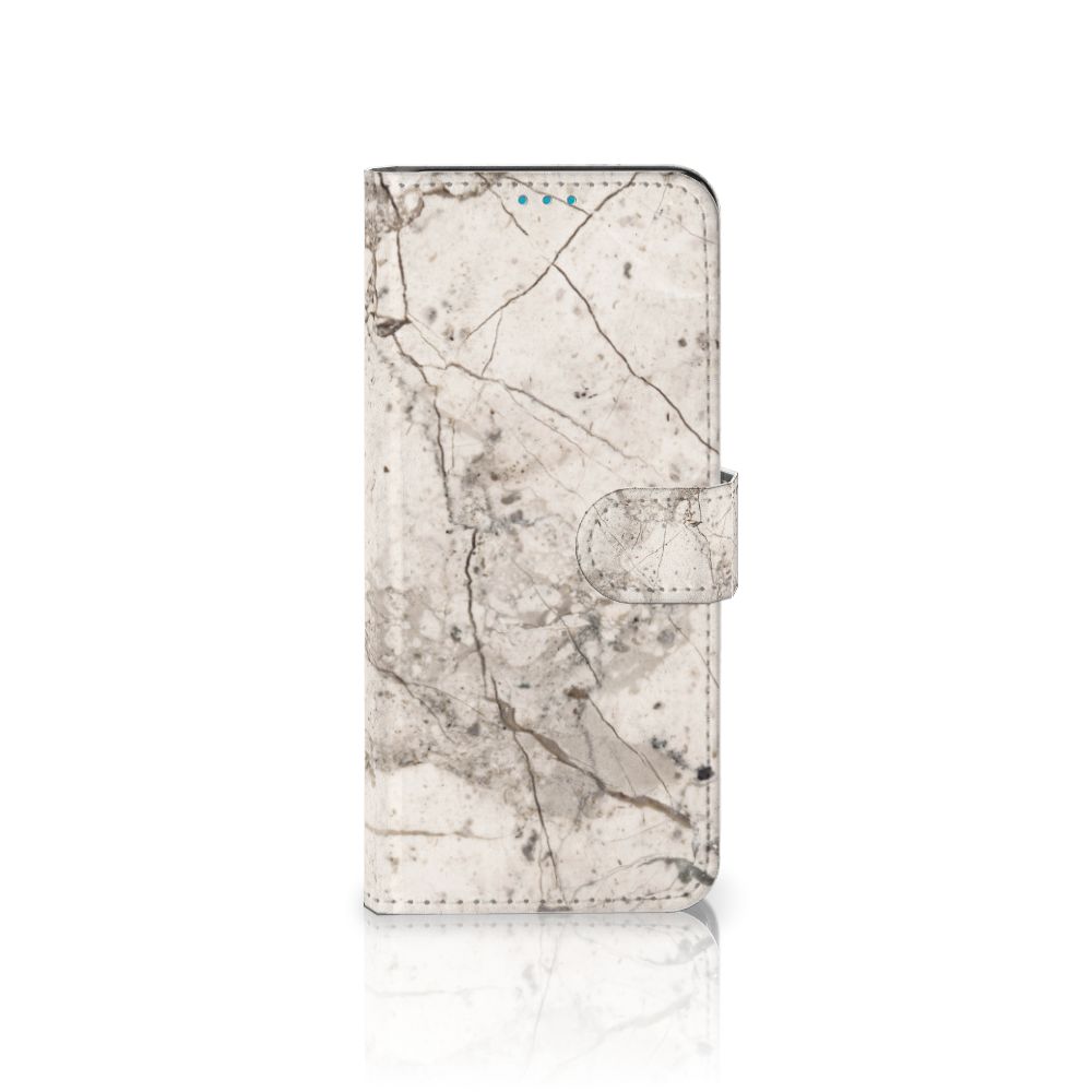 Samsung Galaxy A73 5G Bookcase Marmer Beige
