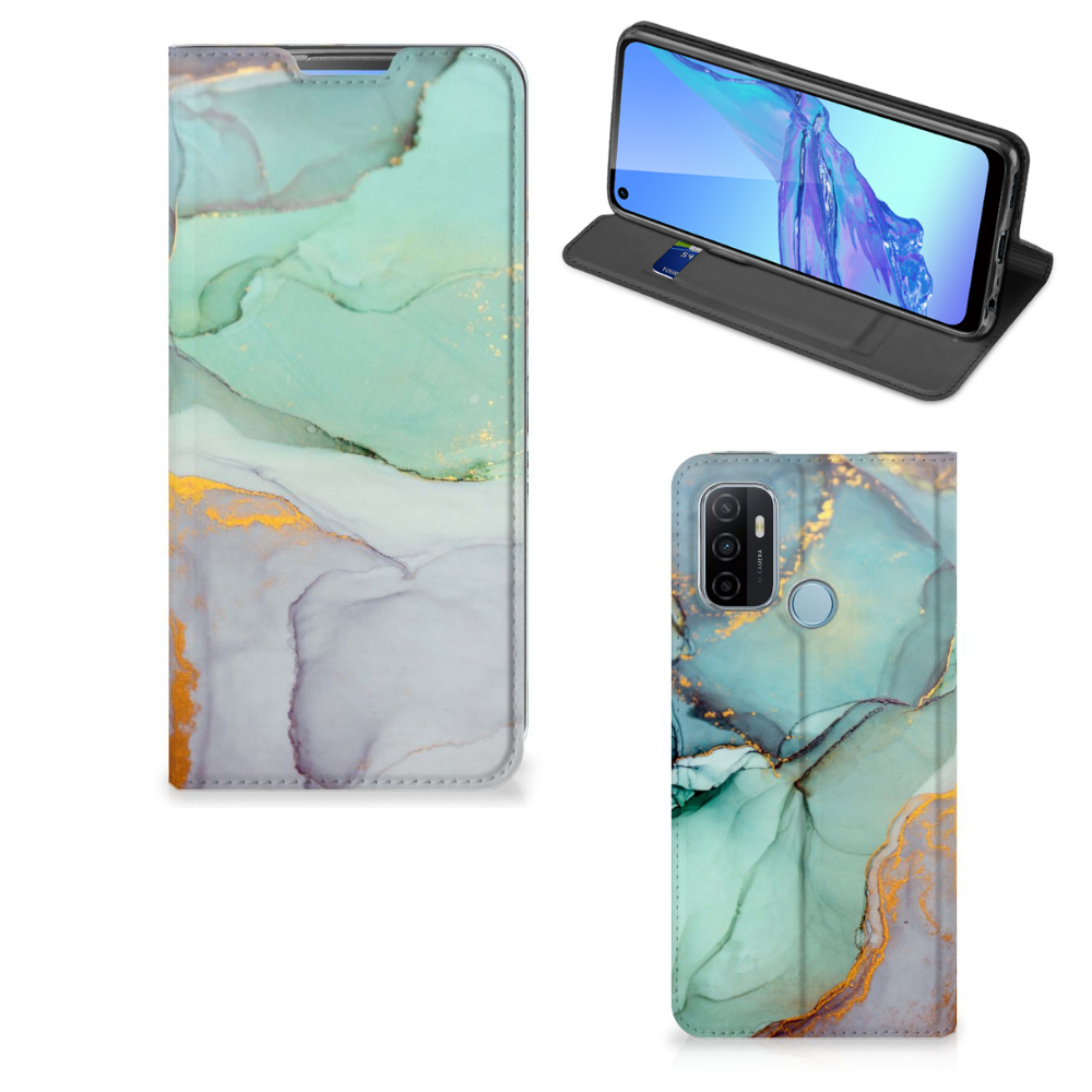 Bookcase voor OPPO A53 | A53s Watercolor Mix - B2C Telecom