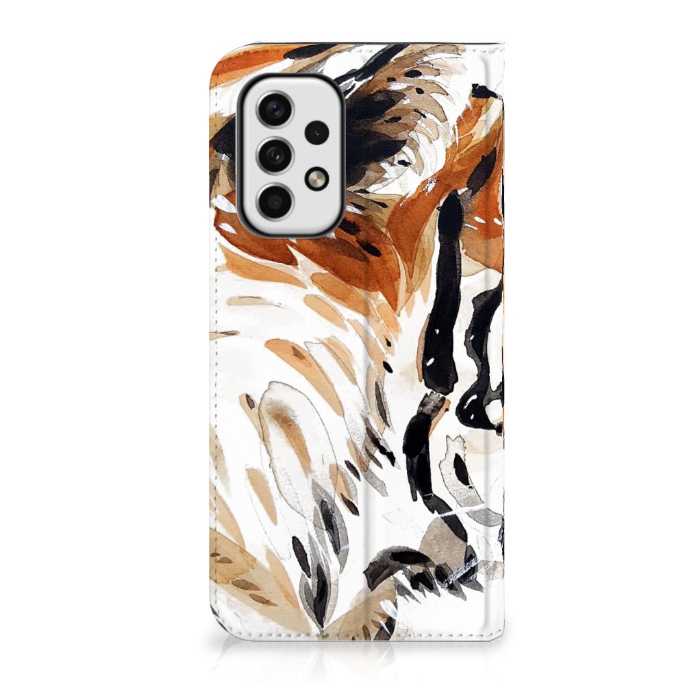 Bookcase Samsung Galaxy A23 Watercolor Tiger - B2C Telecom
