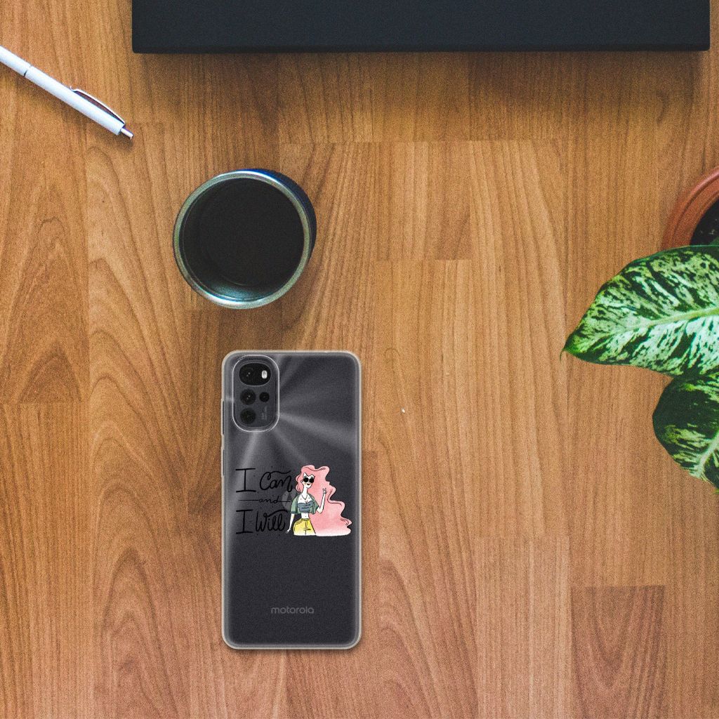 Motorola Moto G22 Telefoonhoesje met Naam i Can B2C Telecom
