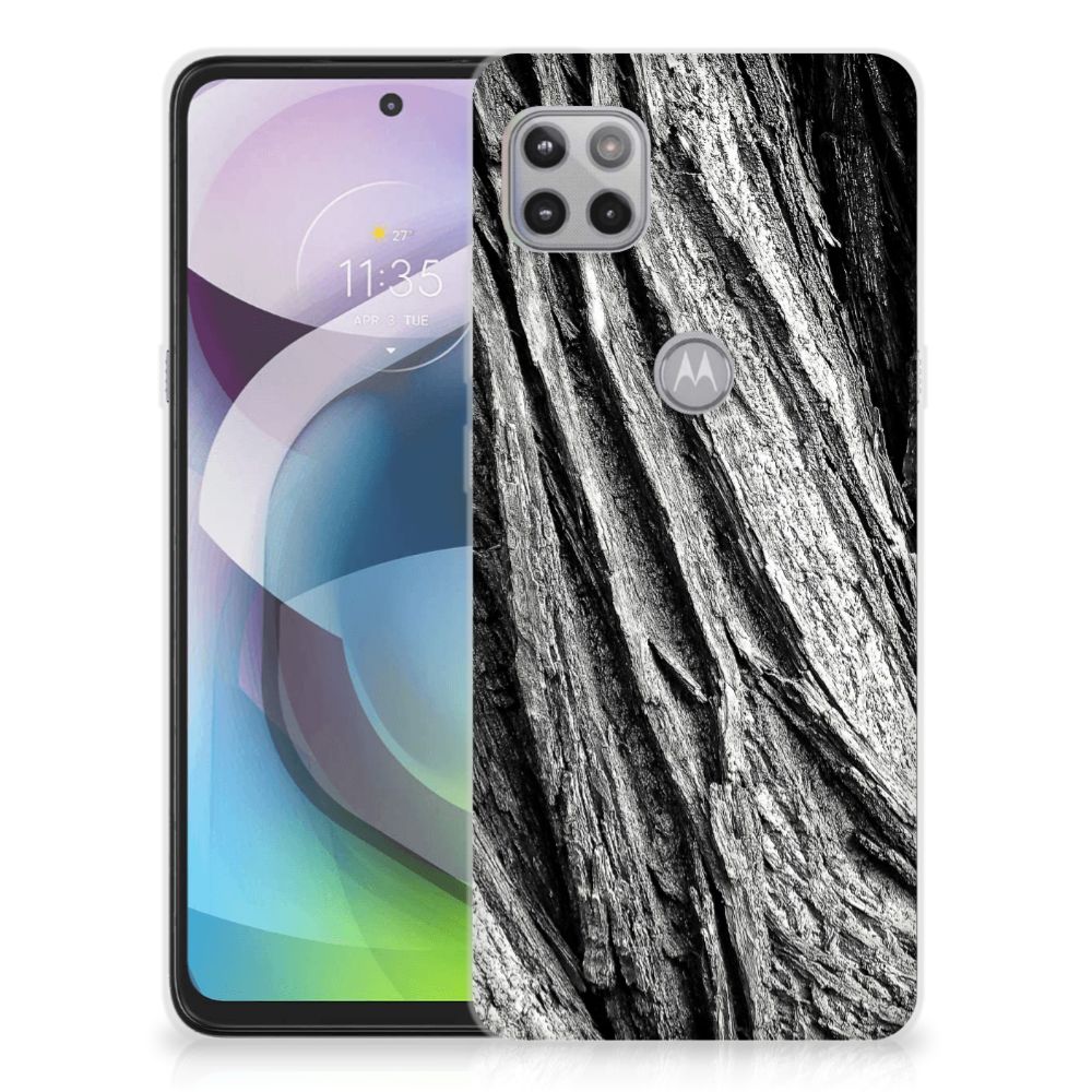 Bumper Hoesje Motorola Moto G 5G Boomschors Grijs B2C Telecom