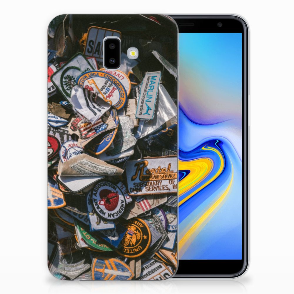 Samsung Galaxy J6 Plus (2018) Siliconen Hoesje met foto Badges