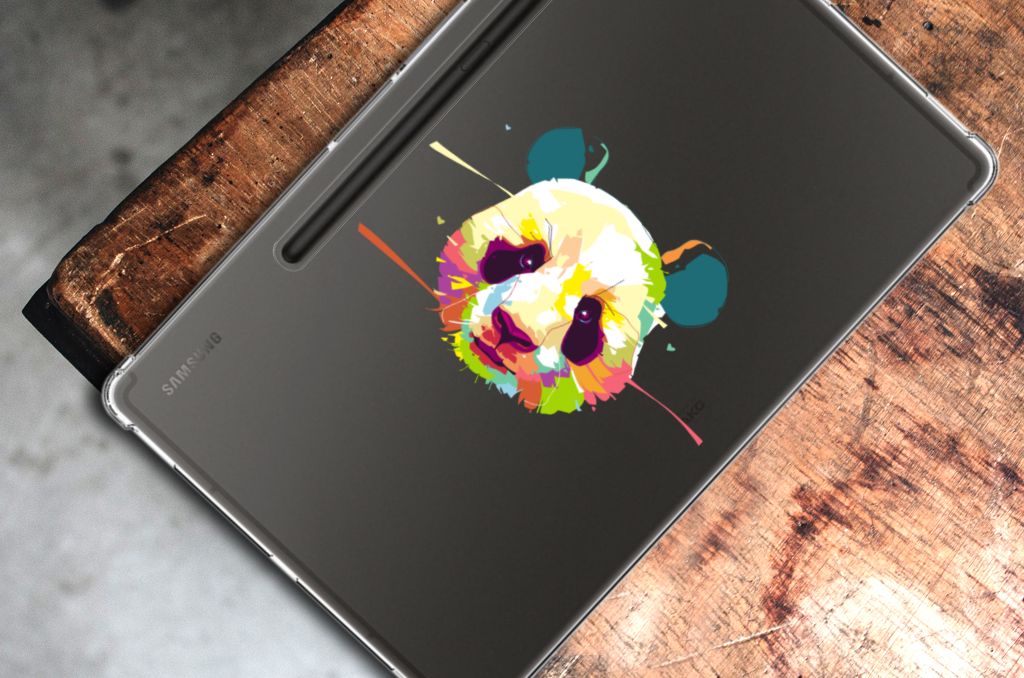 Samsung Galaxy Tab S9 Plus Tablet Back Cover Panda Color
