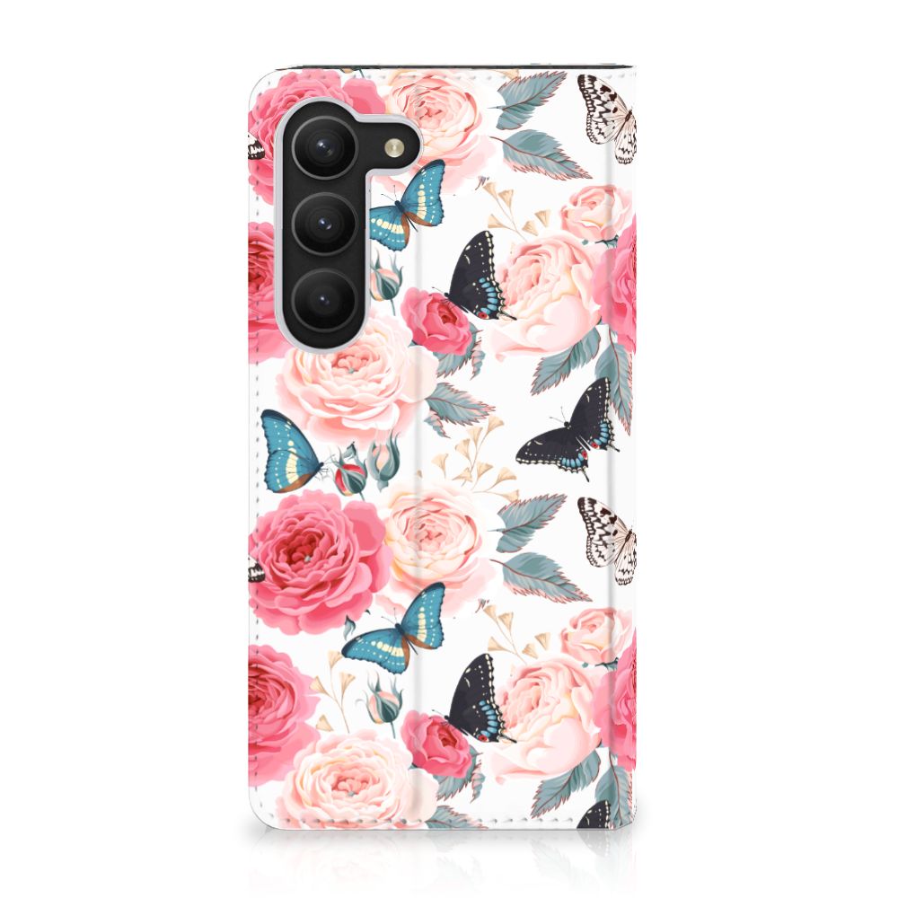 Samsung Galaxy S23 Smart Cover Butterfly Roses - B2C Telecom
