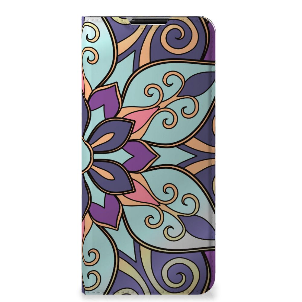 OnePlus Nord N100 Smart Cover Purple Flower - B2C Telecom