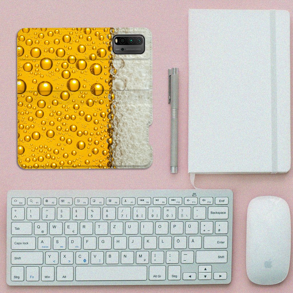 Xiaomi Poco M3 | Redmi 9T Flip Style Cover Bier - B2C Telecom