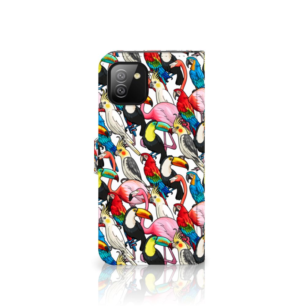 Samsung Galaxy A03 Telefoonhoesje met Pasjes Birds