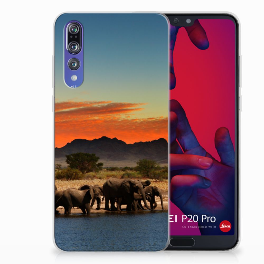 Huawei P20 Pro TPU Hoesje Olifanten