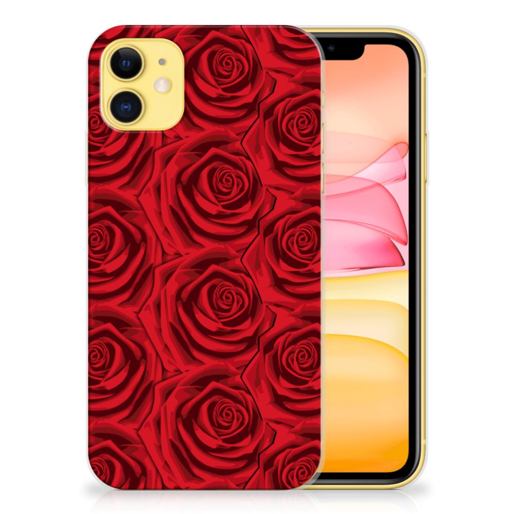 Apple iPhone 11 TPU Case Red Roses