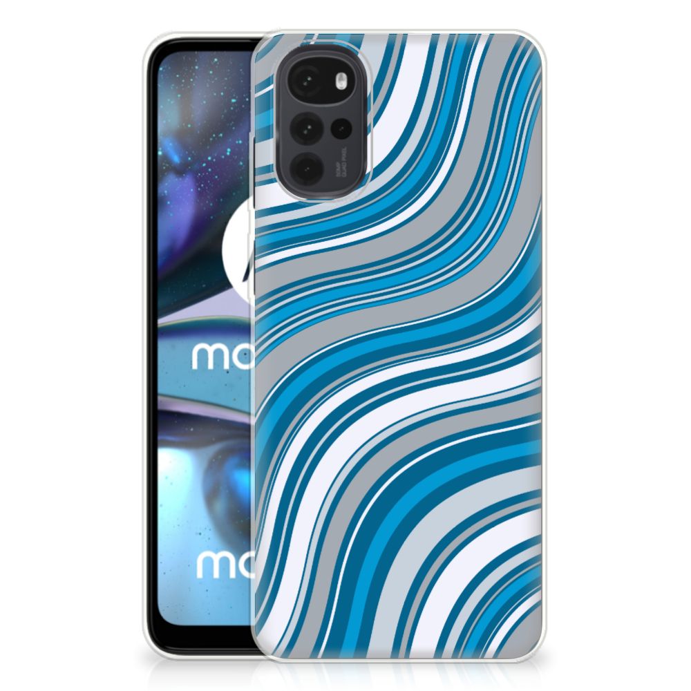 Motorola Moto G22 TPU bumper Waves Blue B2C Telecom