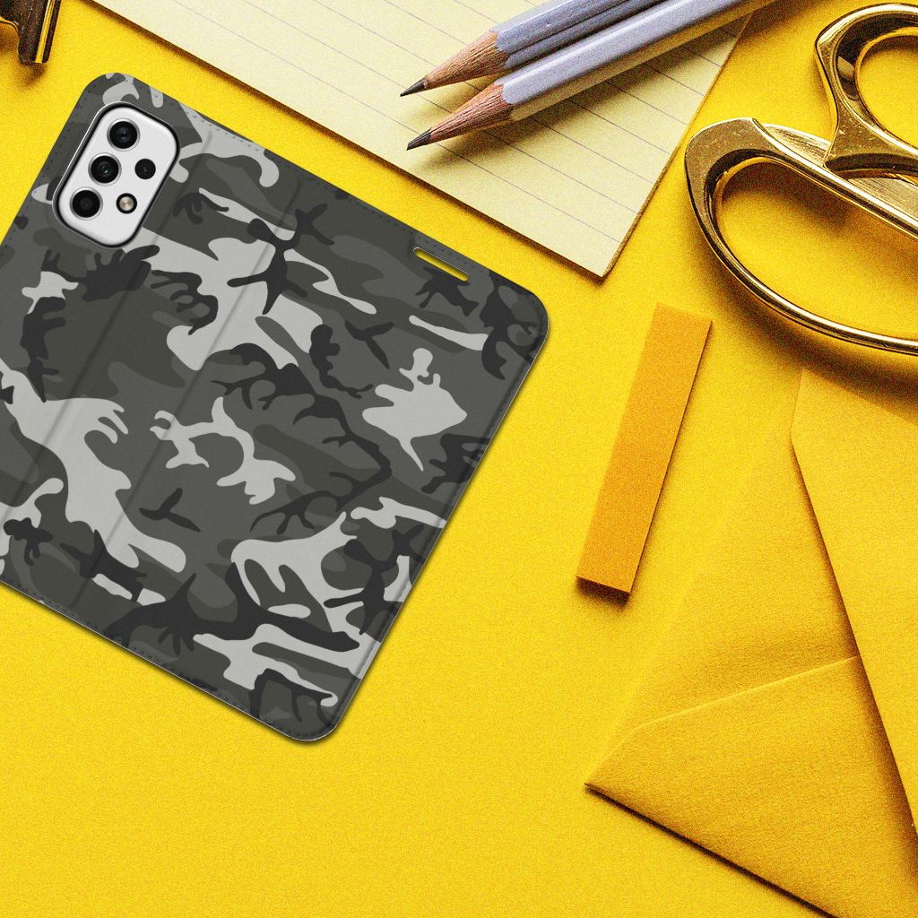 Samsung Galaxy A23 Hoesje met Magneet Army Light - B2C Telecom