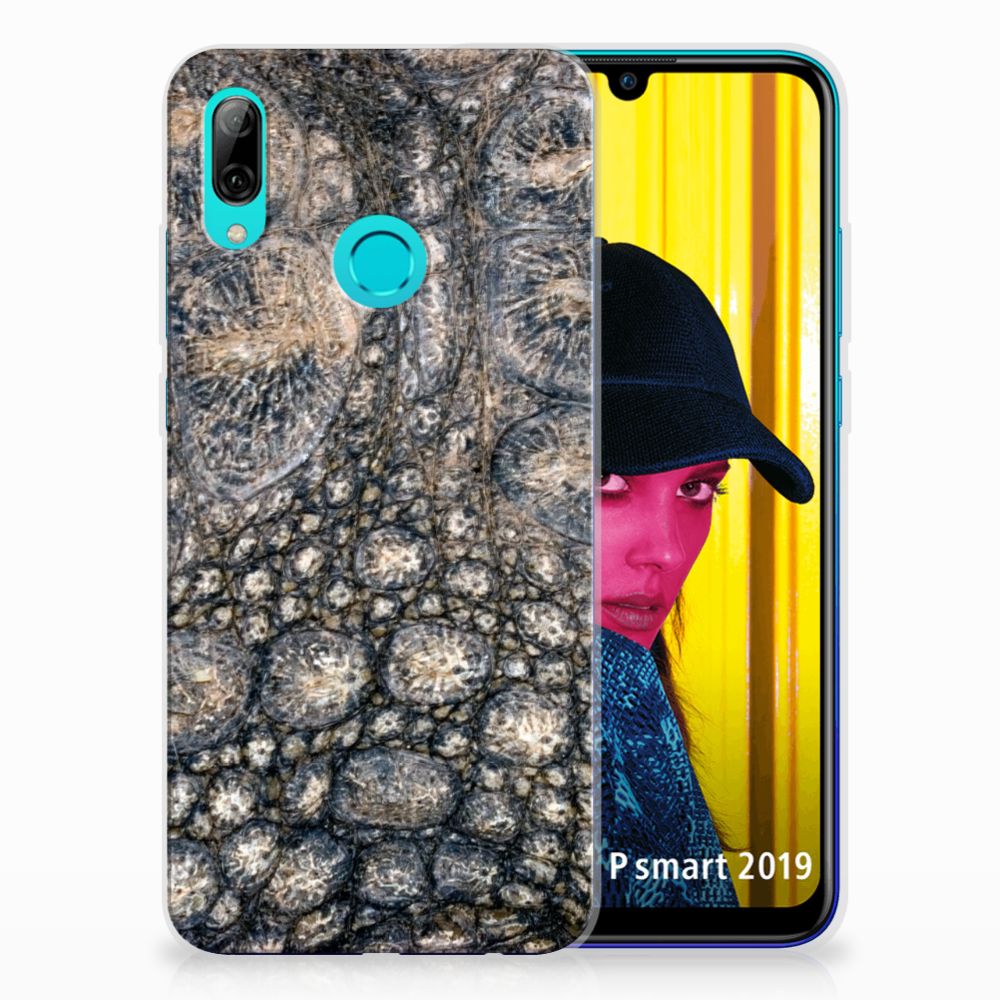 Huawei P Smart 2019 TPU Hoesje Krokodillenprint