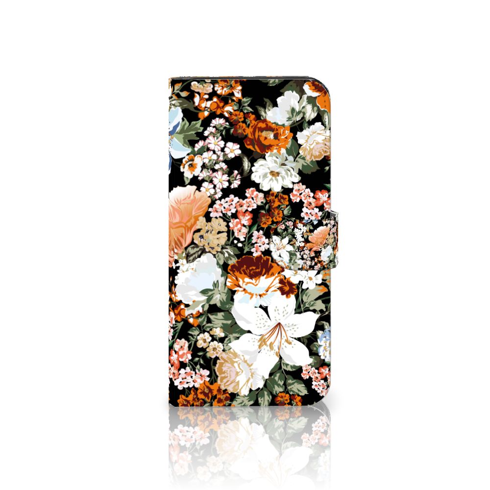 Hoesje voor Motorola Moto E13 4G Dark Flowers