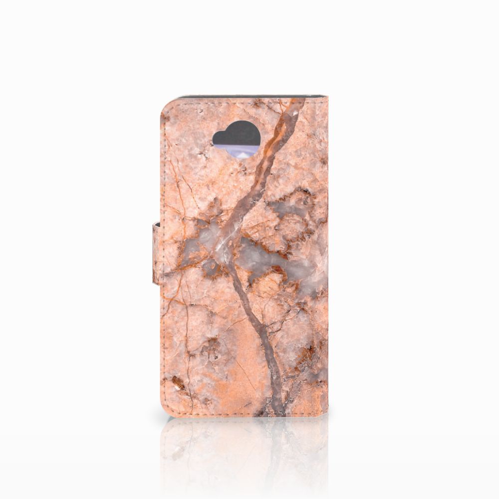 Microsoft Lumia 650 Bookcase Marmer Oranje