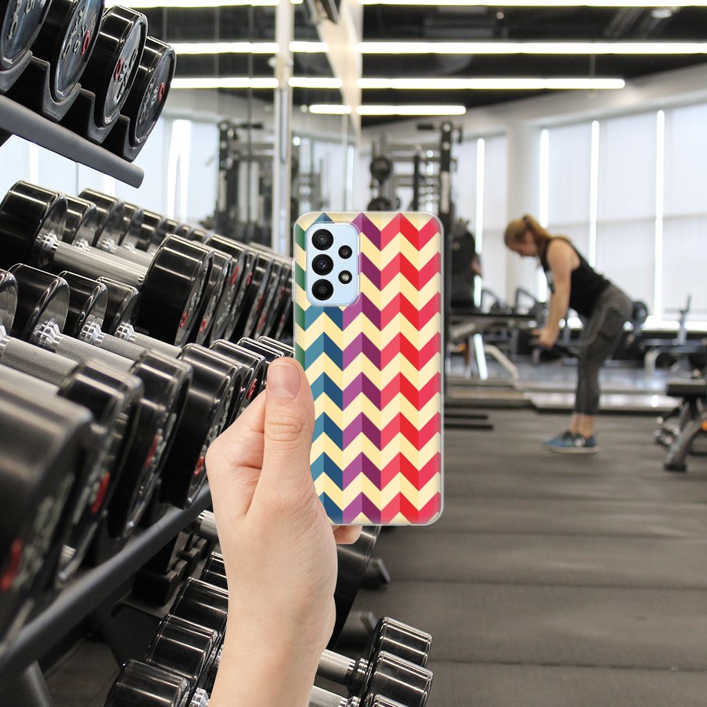 Samsung Galaxy A23 TPU bumper Zigzag Multi Color B2C Telecom
