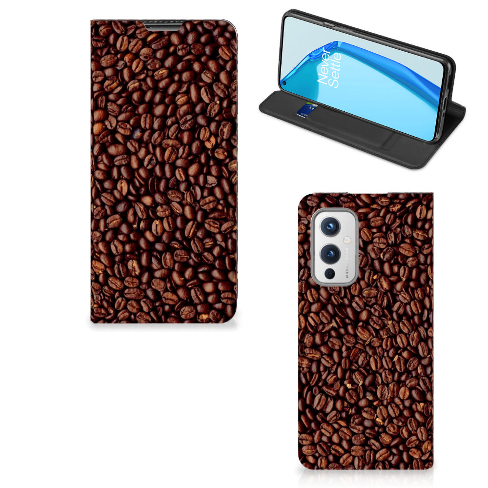 OnePlus 9 Flip Style Cover Koffiebonen