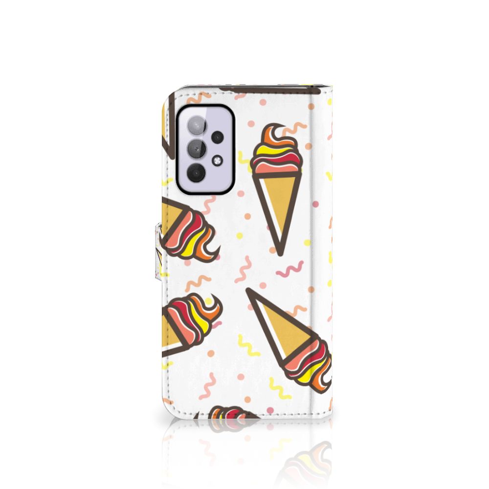 Samsung Galaxy A33 5G Book Cover Icecream